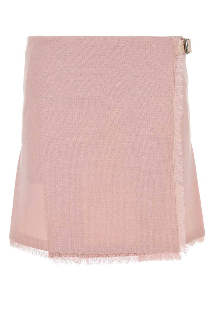 Burberry Pink Wool Mini Skirt