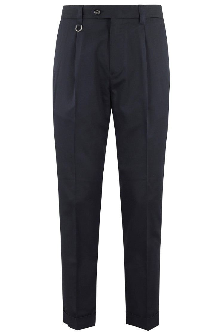 Paolo Pecora Relaxed Fit Chinos With Ankle Cuff