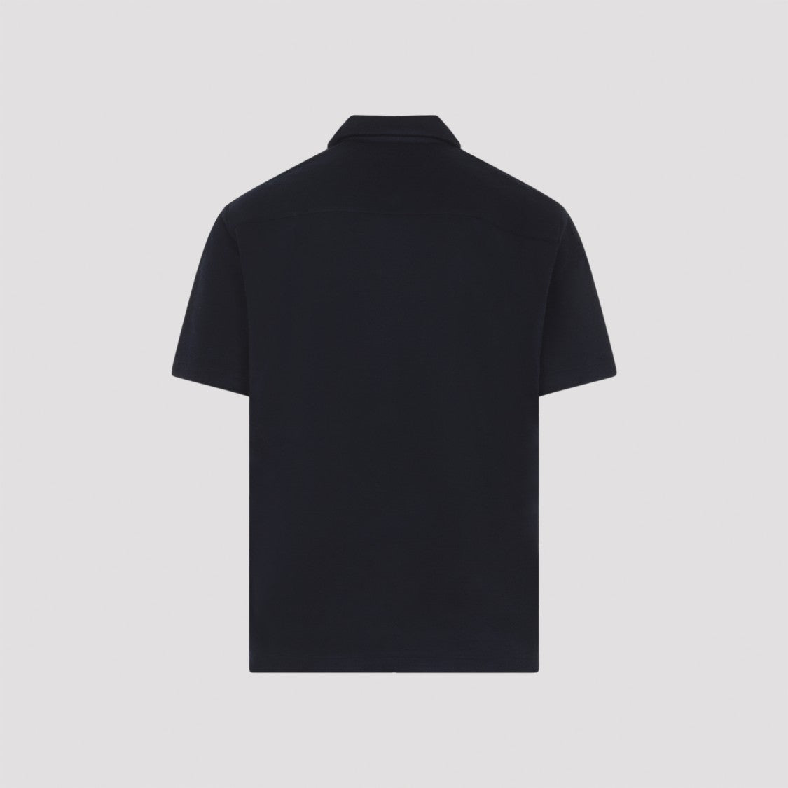 Ralph Lauren X Purple Label Short-Sleeved Polo Shirt In Cotton-Silk Blend