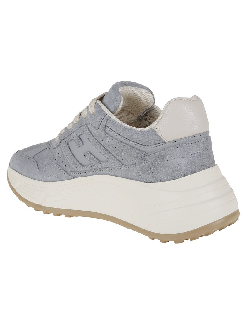 Hogan Suede And Technical Fabric Sneakers