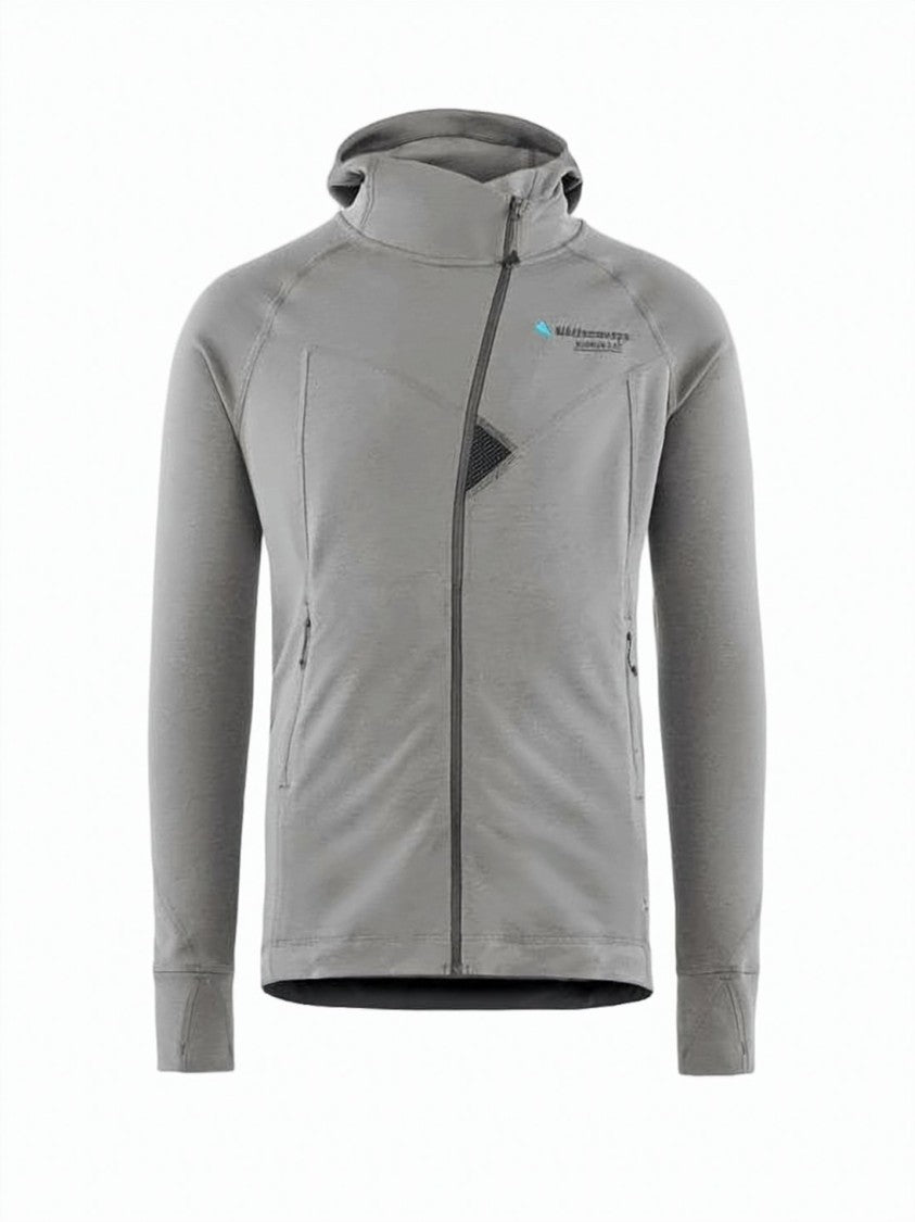 Klattermusen Asymmetrical Front-Zipper Jacket With Fitted Hood