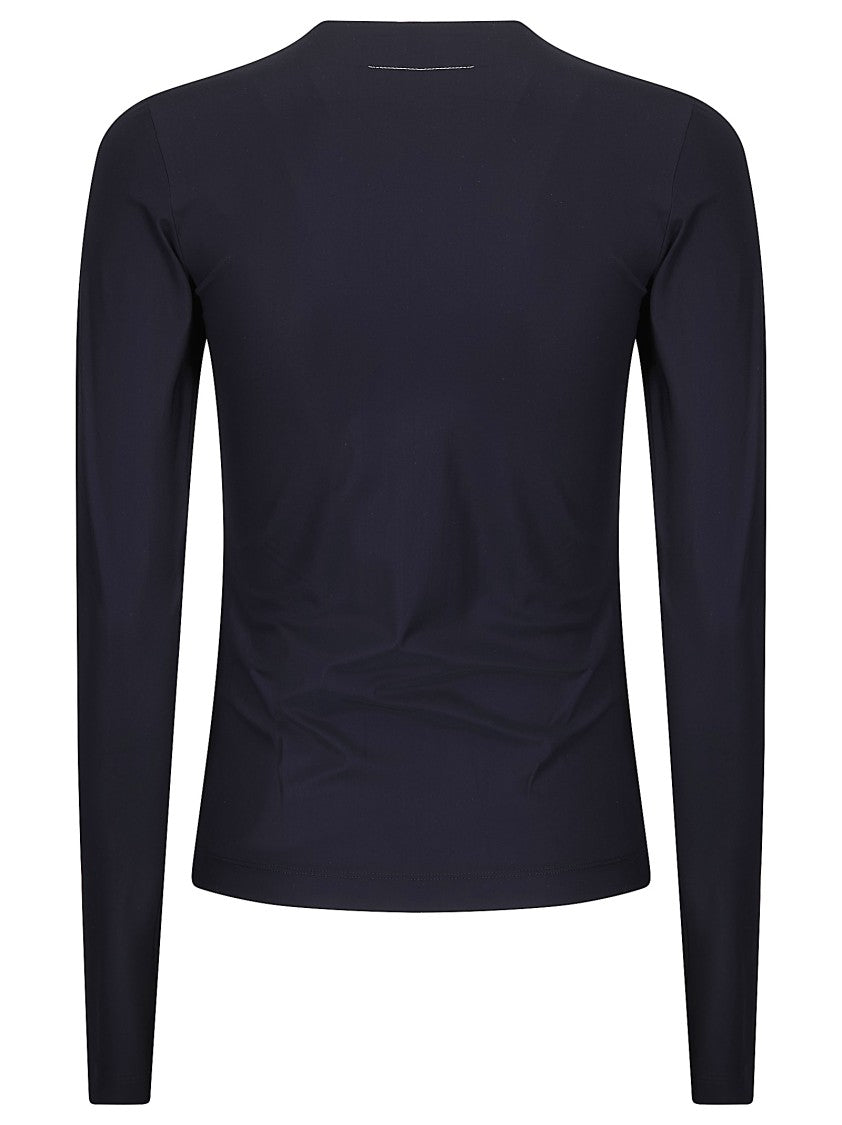 Mm6 By Maison Margiela Form-Fitting Long-Sleeved Top