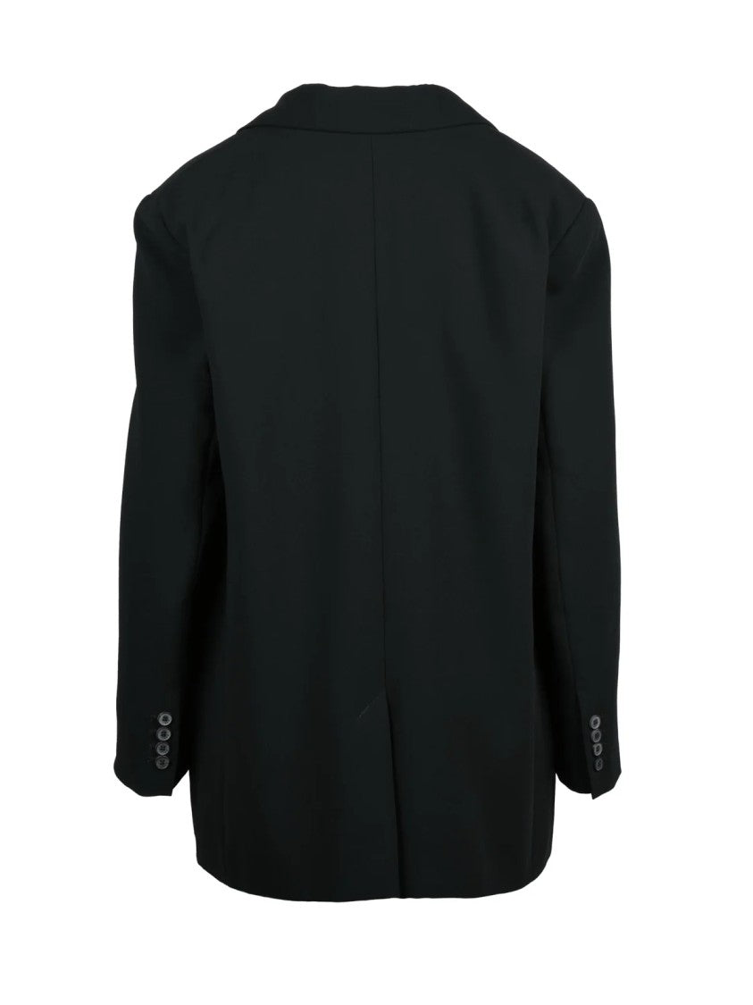 Marella Art.365 Tailored Black Jacket With Single-Button Closure And Elegant Detailing