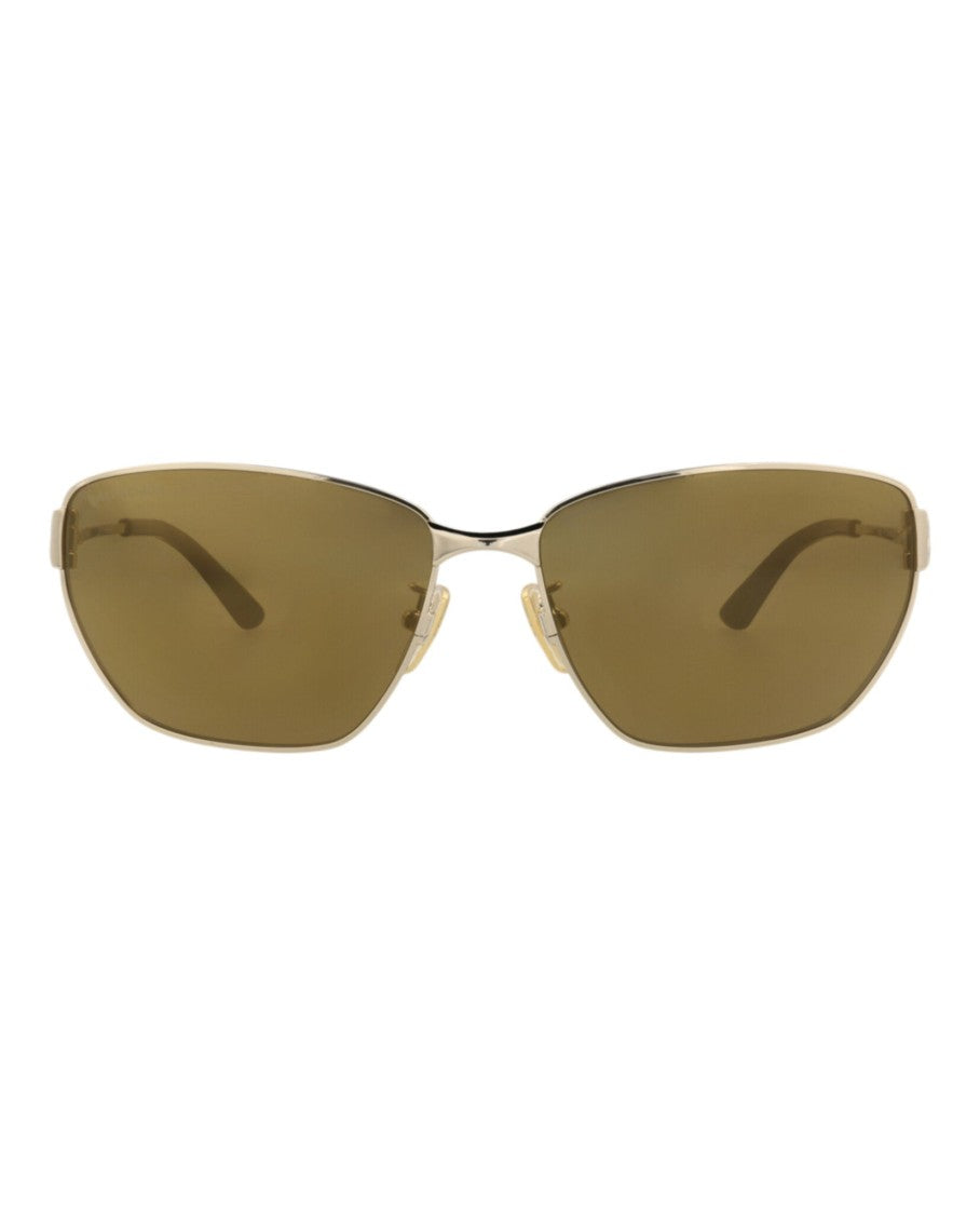Balenciaga Cat Eye-Frame Metal Sunglasses