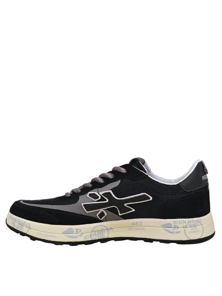 Premiata Bold-Style Black Sneakers