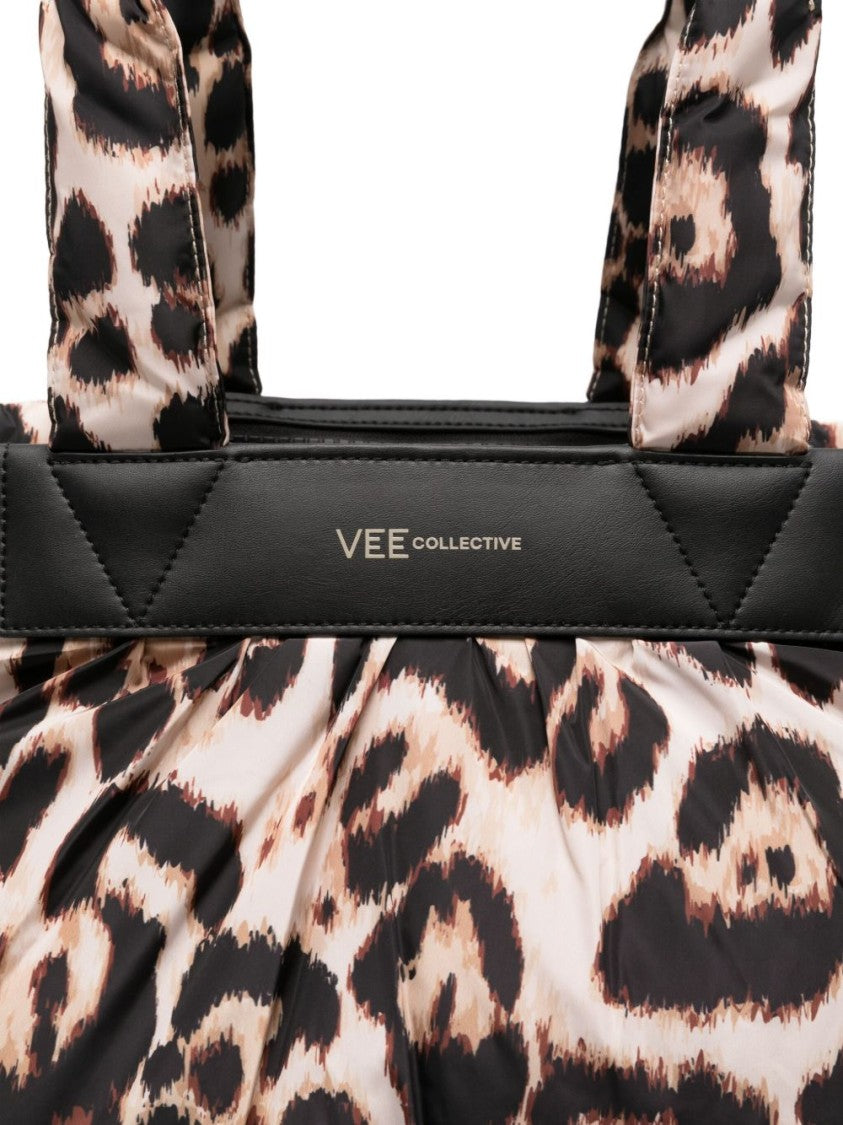 Veecollective Bold Leopard Print Shoulder Bag