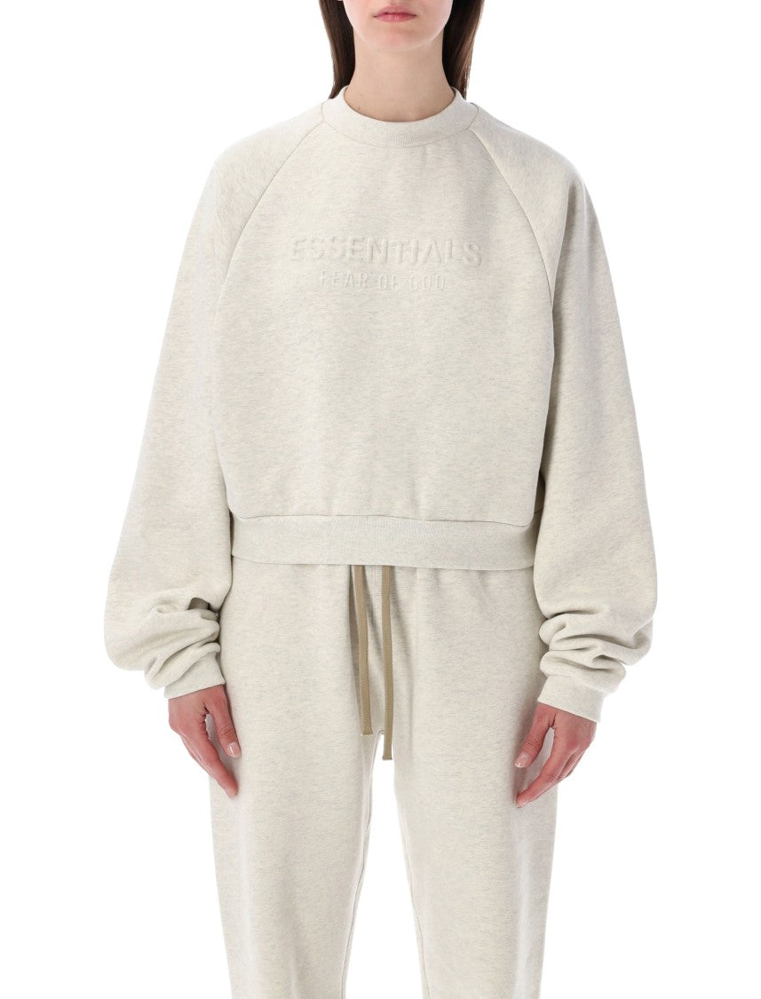 Fear Of God Essentials Beige 90’S Raglan Crewneck Sweatshirt