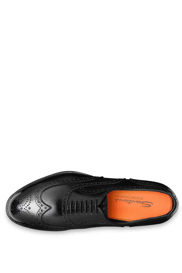 Santoni Enrico Model Leather Oxford Brogue Goodyear
