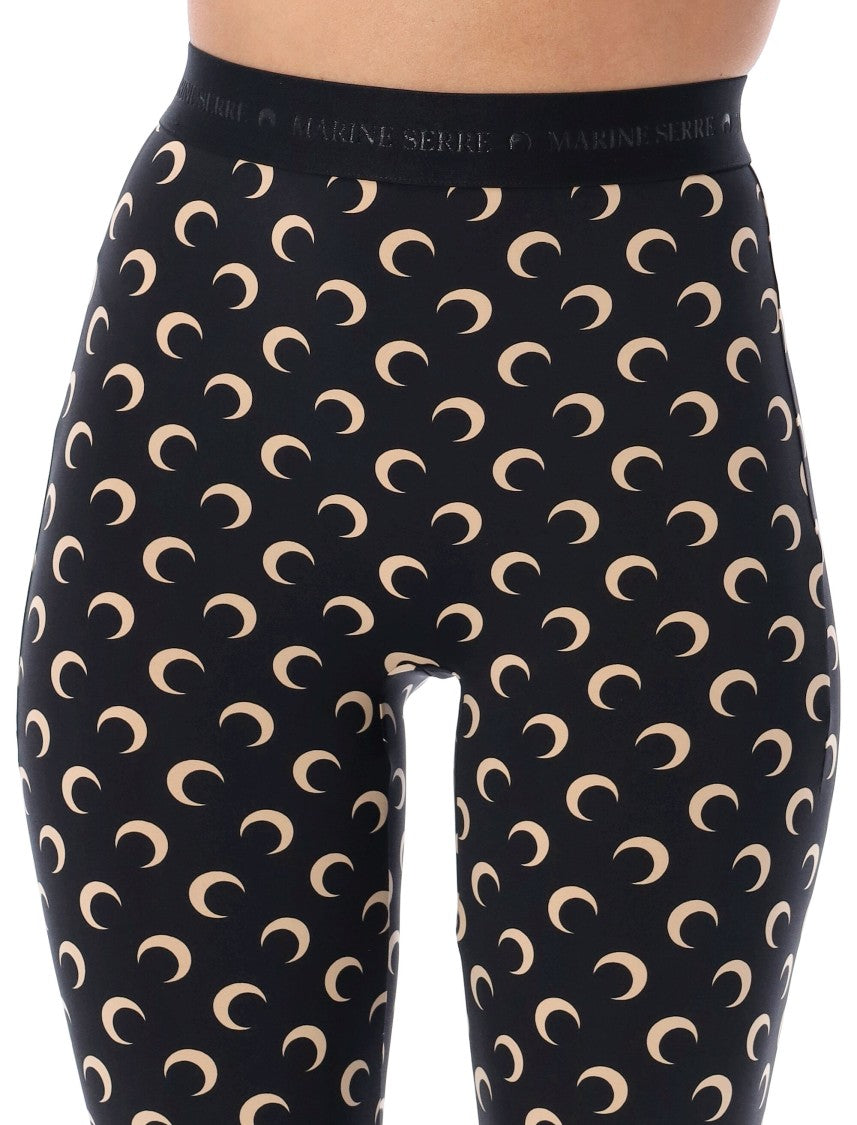 Marine Serre All-Over Moon Print Leggings