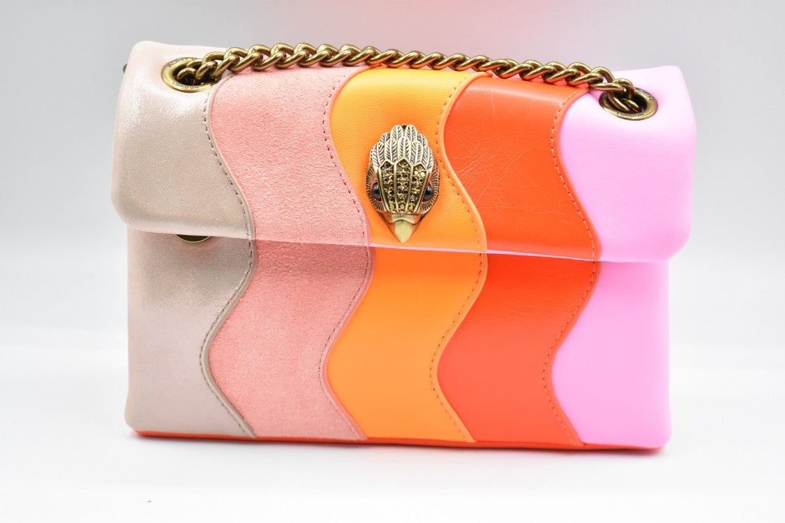 Kurt Geiger Wavy Striped Pink Handbag