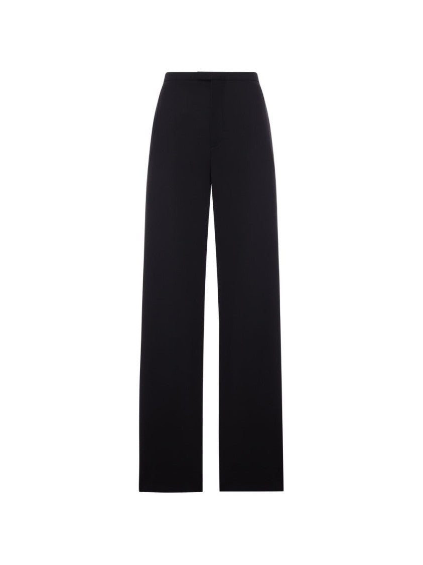 Gucci High-Waist Straight-Leg Wool Formal Pants