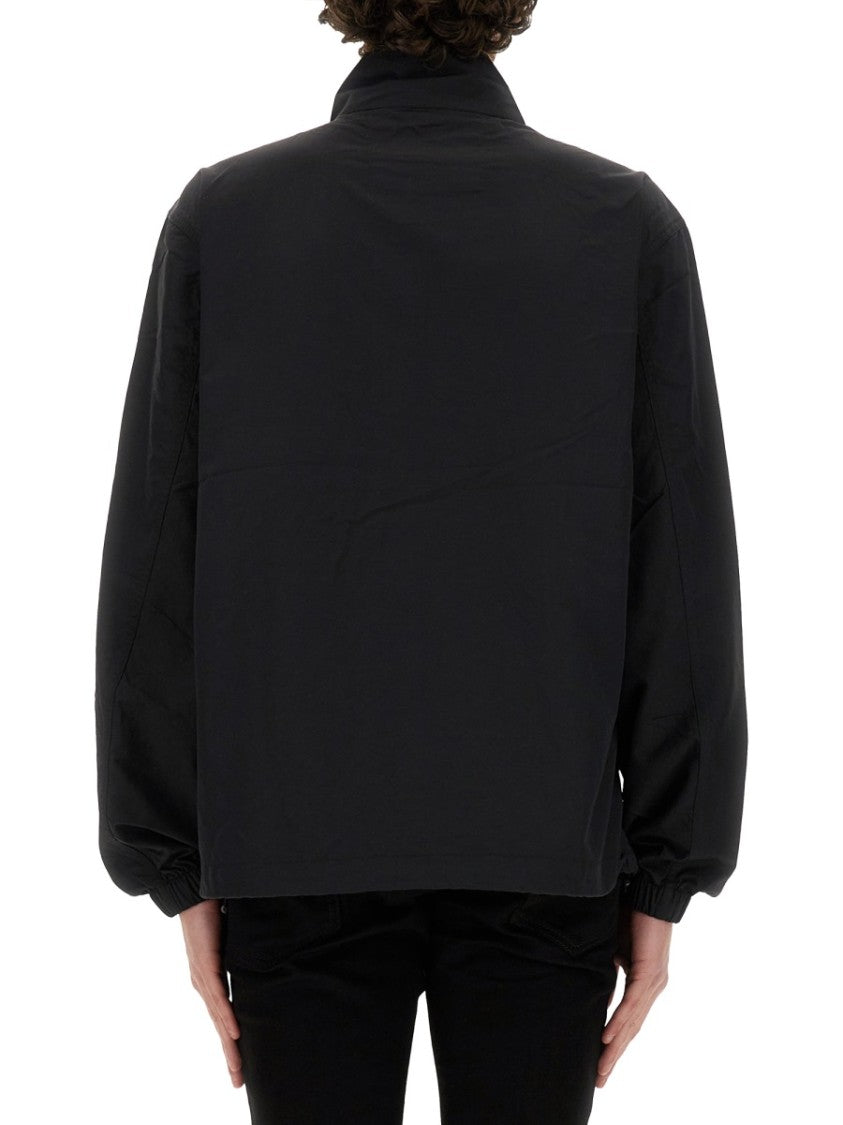 Fred Perry Relaxed-Fit Jacket With High Collar And Full Zip Closure