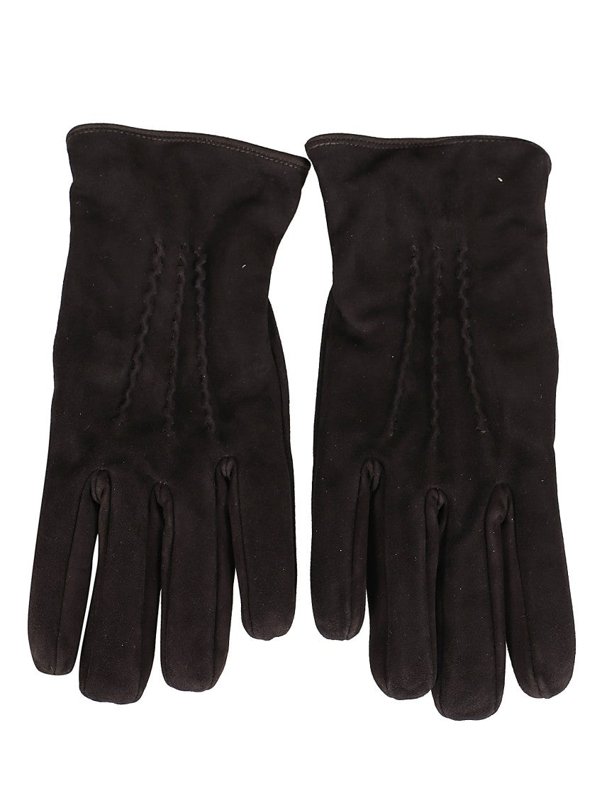 Lardini Suede/Cashmere Blend Gloves