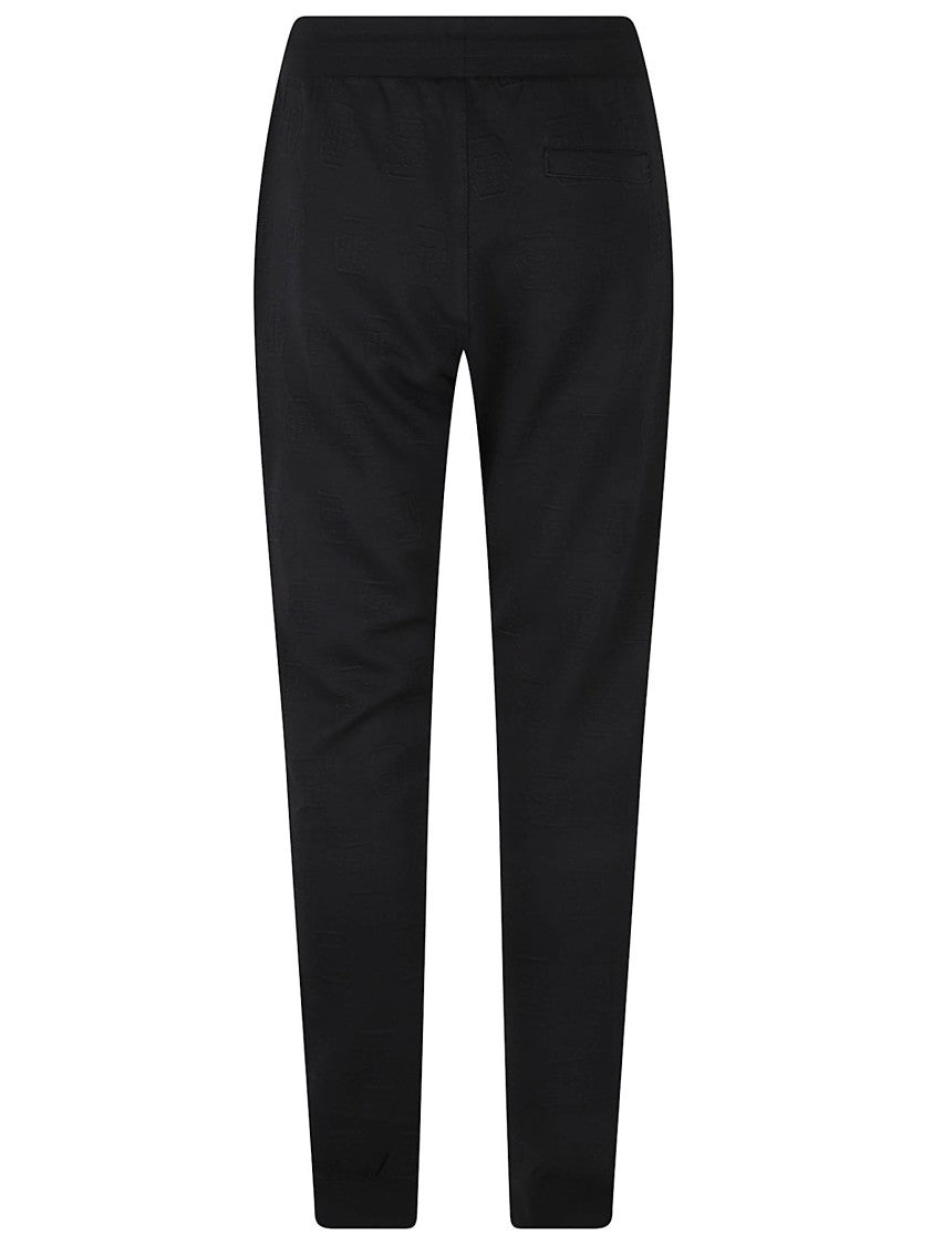 Philipp Plein Slim Tapered Trousers With Subtle Embossed Pattern