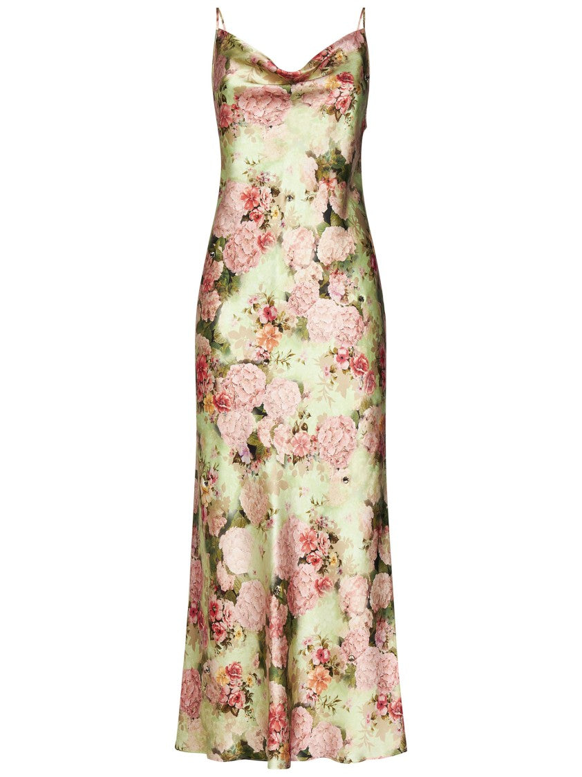 Max Mara Floral-Print Midi Lingerie Dress