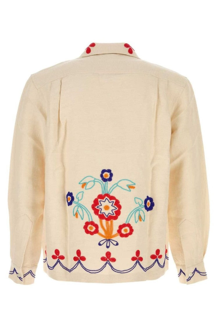 Bode New York Multicolour Patterned Shirt With Playful Design