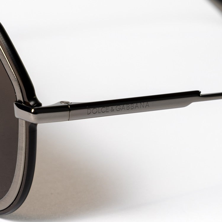 Dolce & Gabbana Bold Aviator Sunglasses With Metal Frame