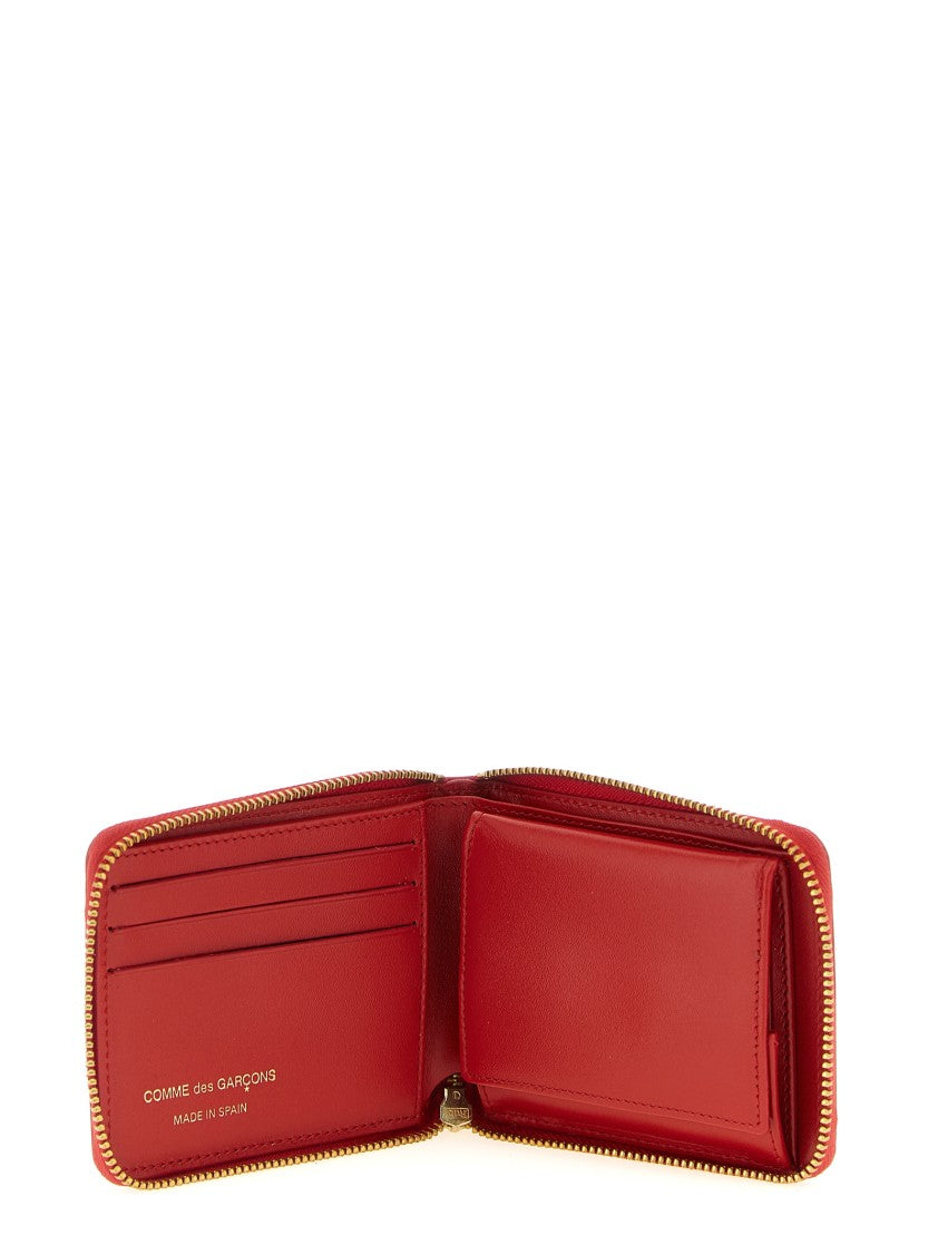 Comme Des Garçons Polka Dots Printed Wallet