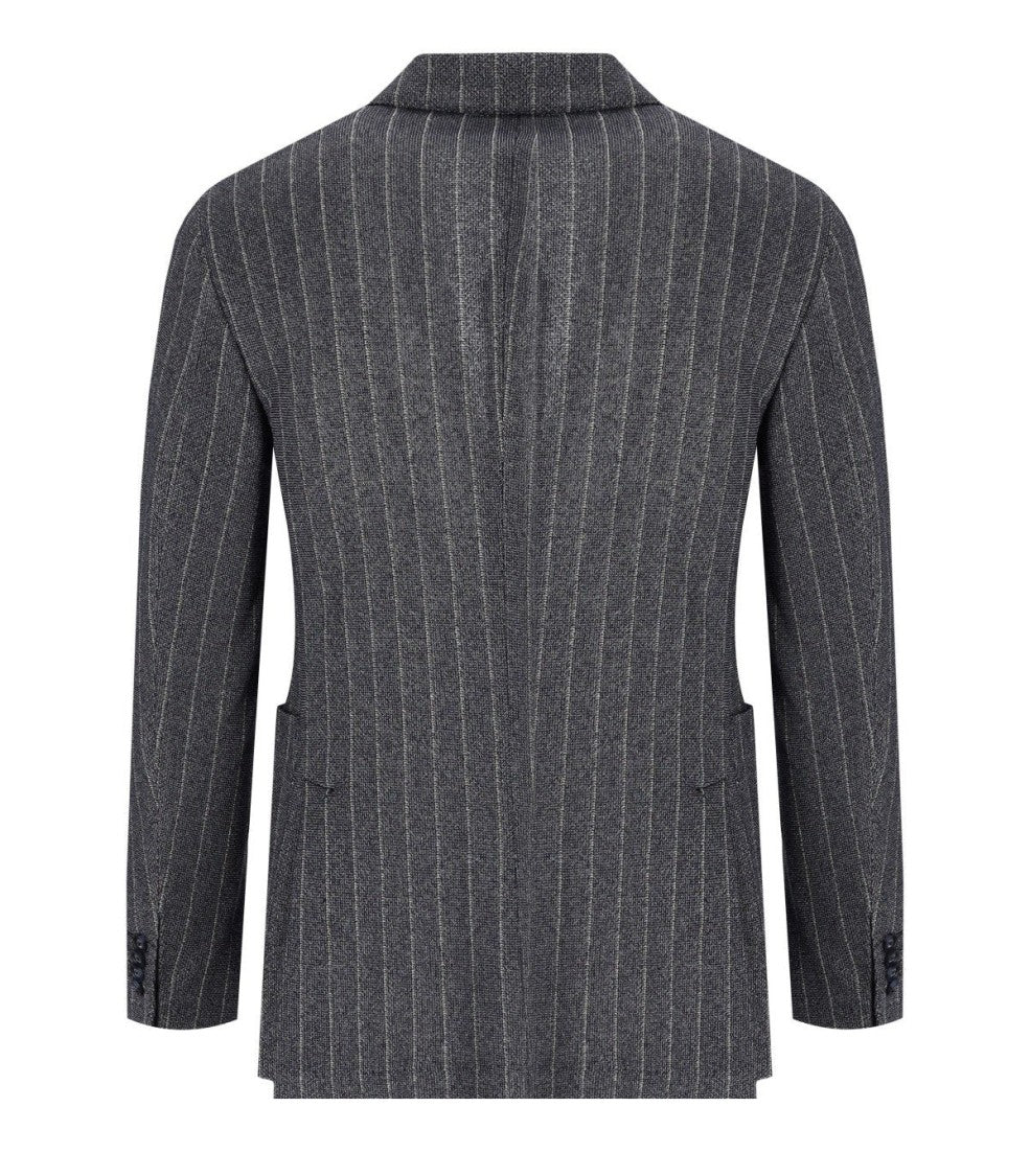 Manuel Ritz Blue Pinstripe Jacket