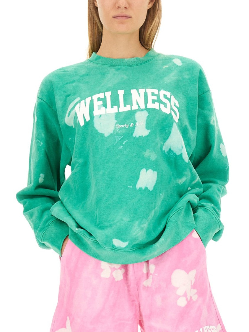 Sporty And Rich Relaxed Fit Tie-Dye Sweatshirt