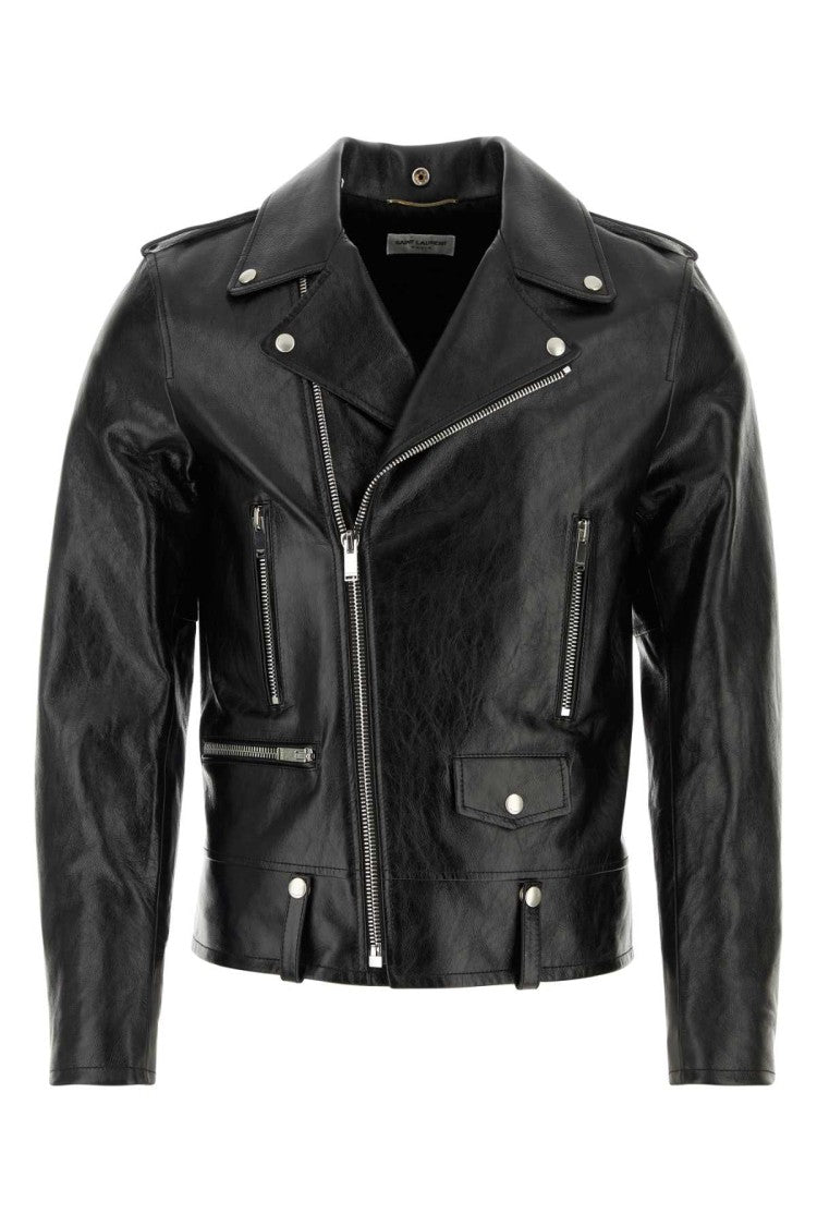 Saint Laurent Black Leather Jacket
