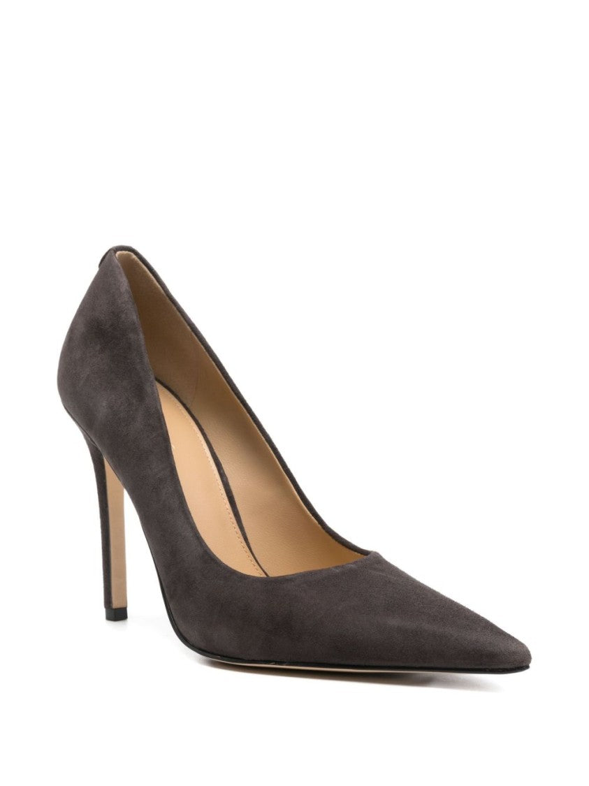 Michael Kors Mid-Heel Pumps In Goat Leather