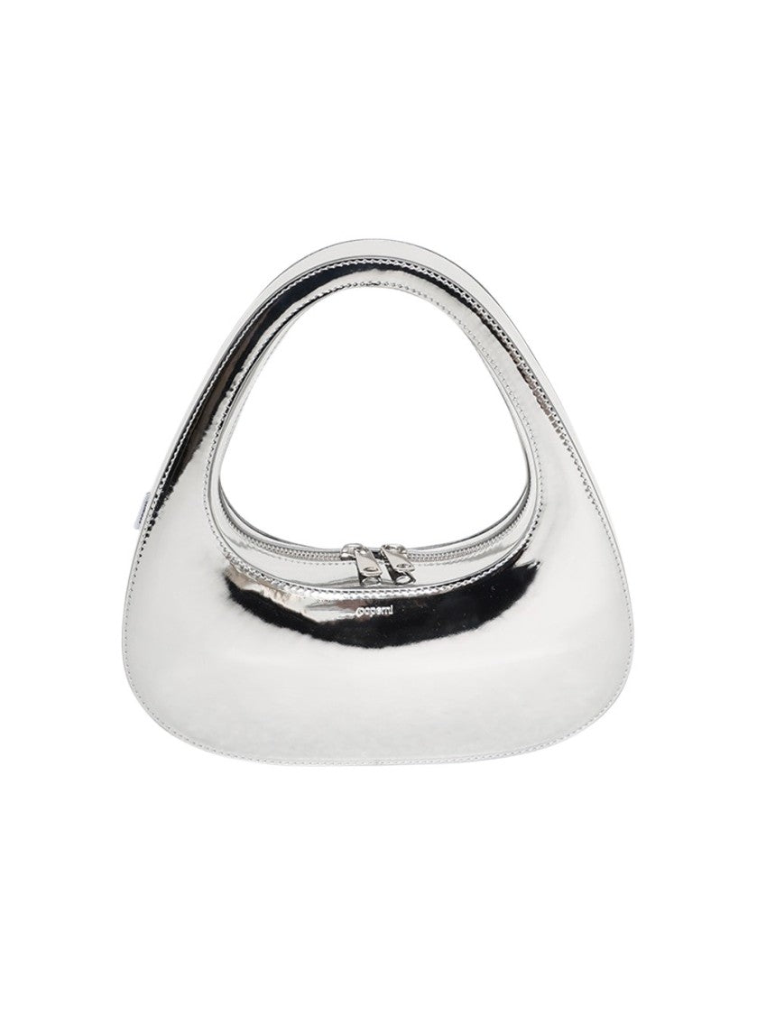 Coperni Mirrored Baguette Bag Silver