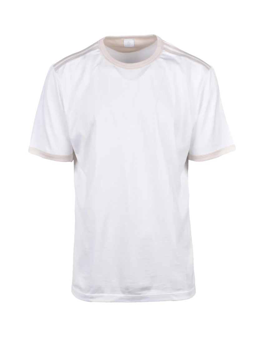 Eleventy White Men Cotton T-Shirt