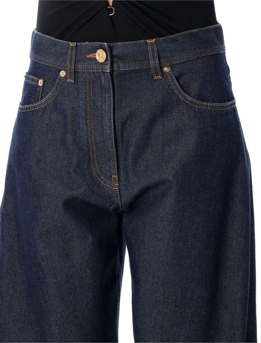 Versace Twisted Baggy Jeans