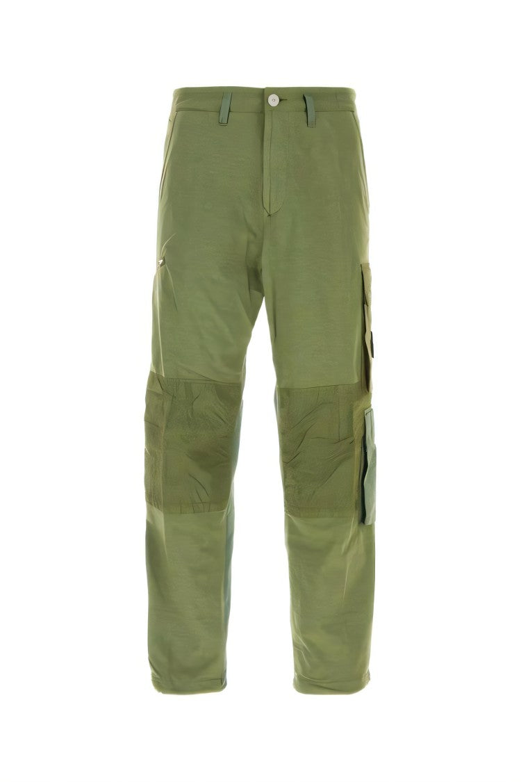 Stone Island Utilitarian Straight Pants With Multi-Patch Pockets