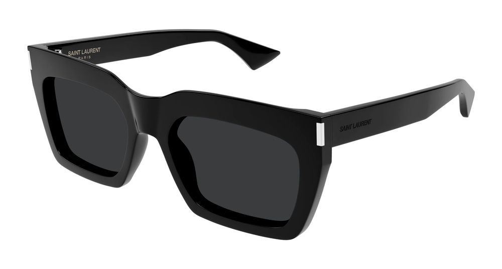 Saint Laurent Black Oversized Square Frame Sunglasses