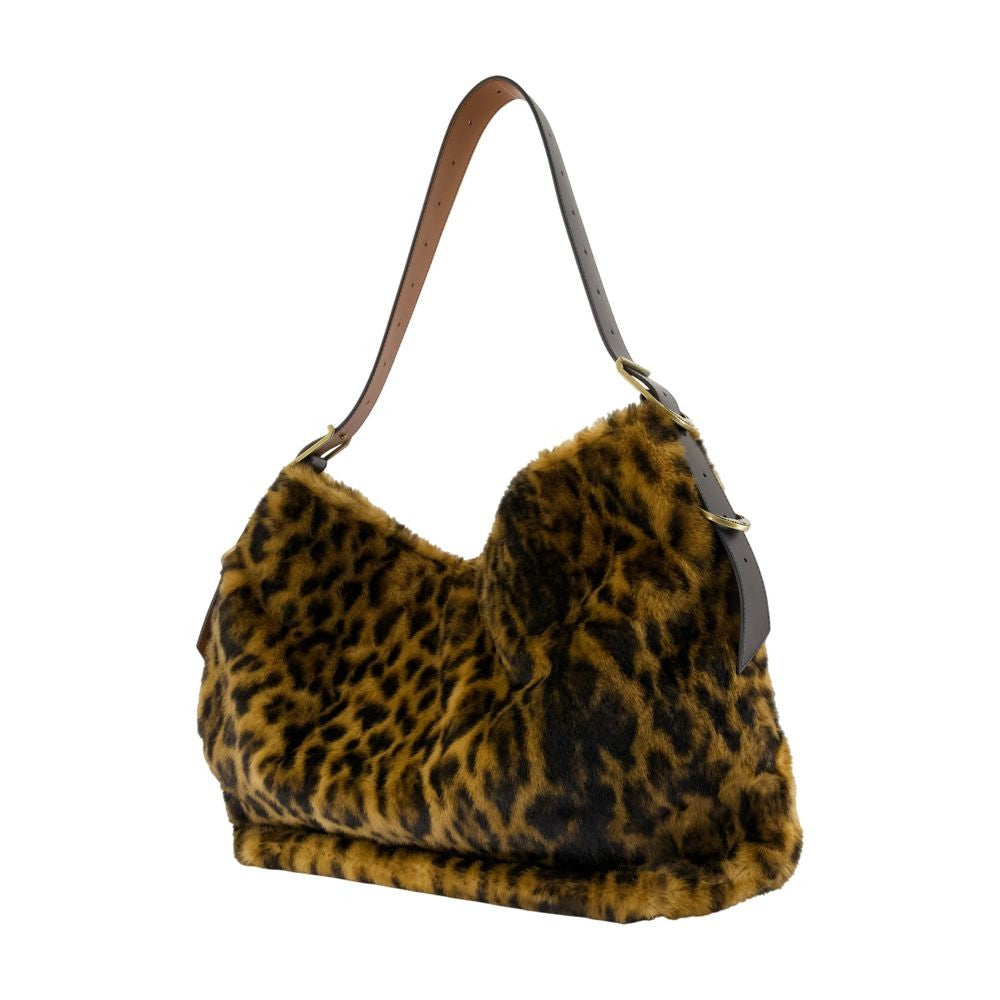 Zadig & Voltaire Jane Hobo Shoulder Bag - Fake Fur - Brown