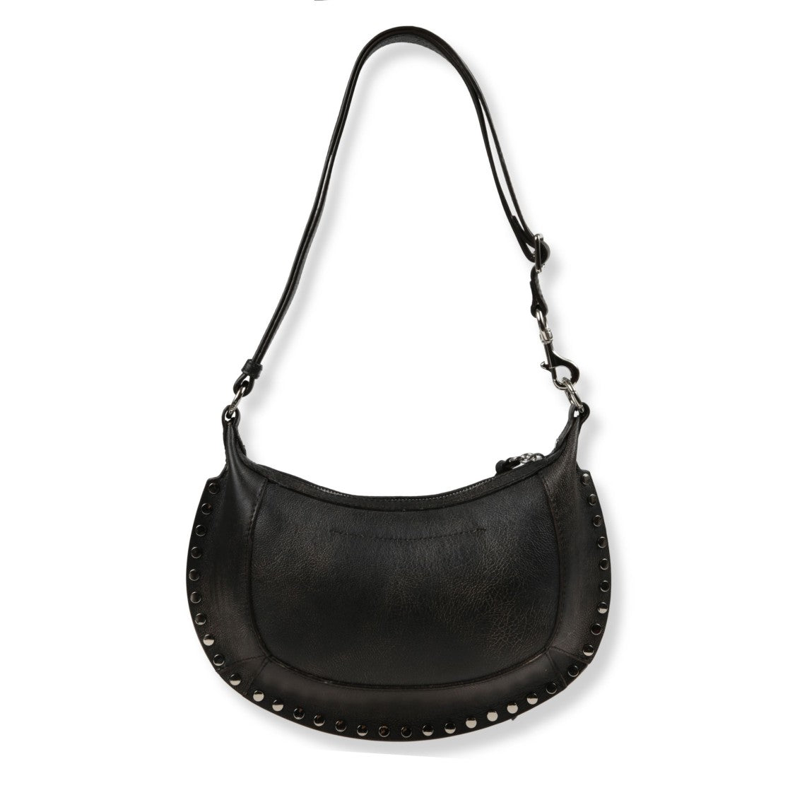 Isabel Marant Crescent-Shaped Shoulder Bag With Decorative Studs