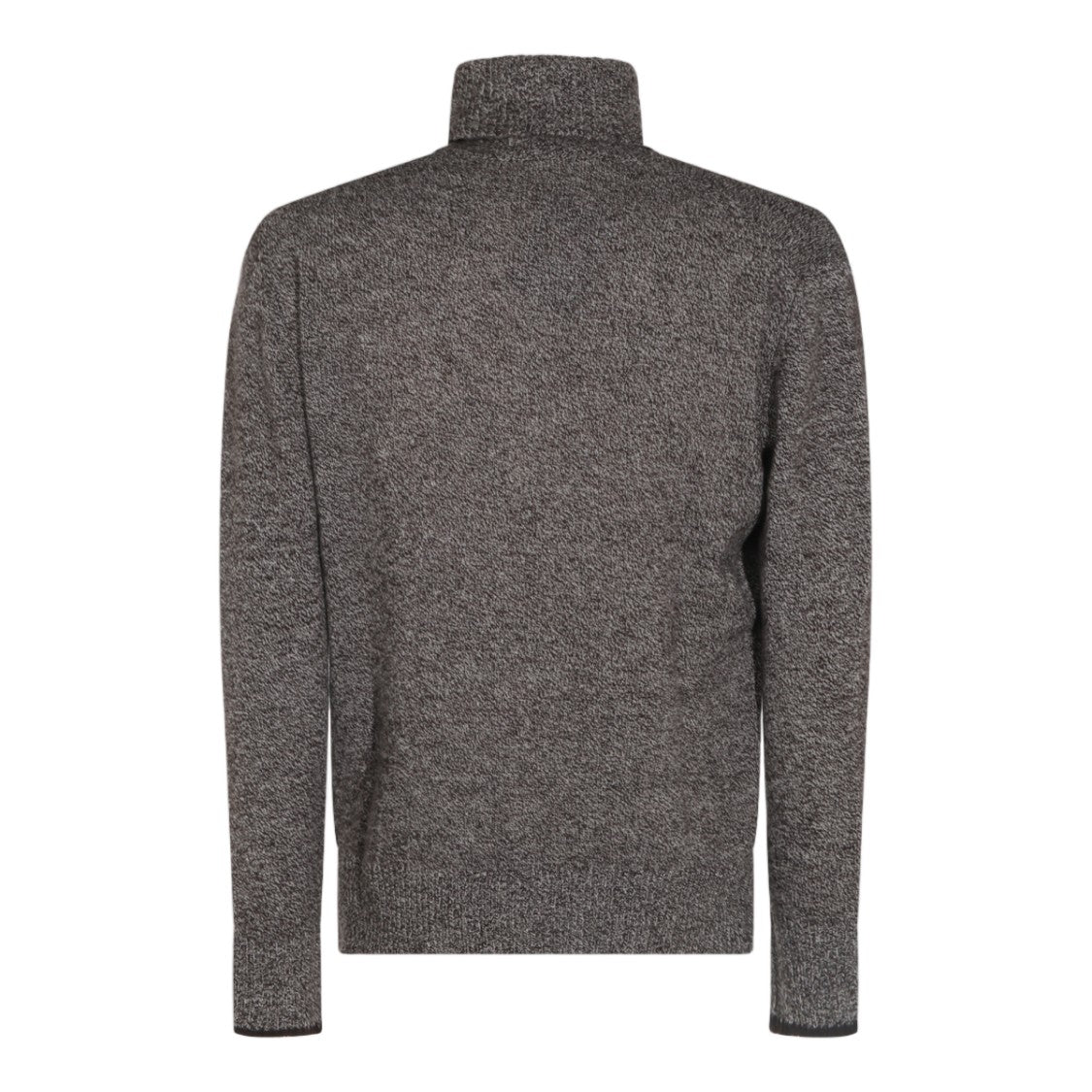 Altea Textured Knit Sweater With High Turtleneck And Ribbed Detail