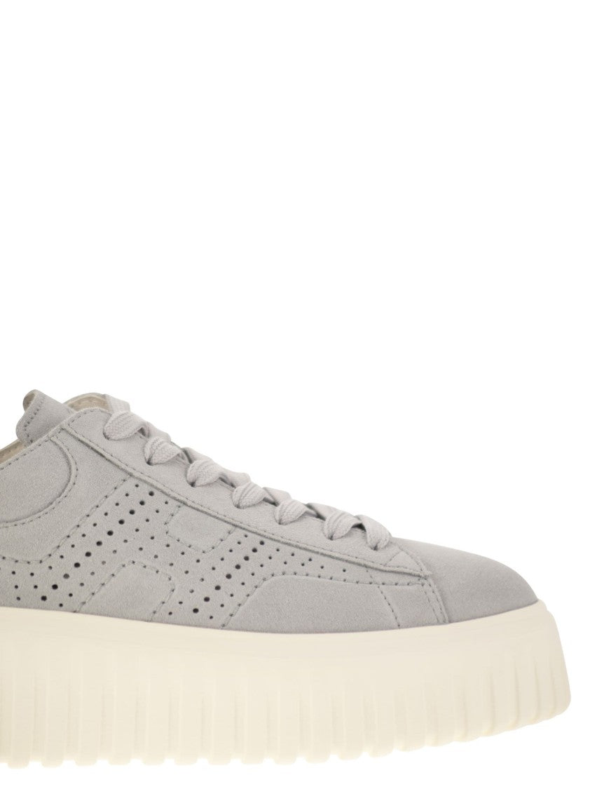 Hogan H-Stripes - Suede Trainers