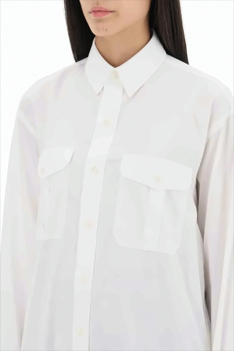 Wardrobe.Nyc Button-Down Cotton Shirt With Flap Pockets