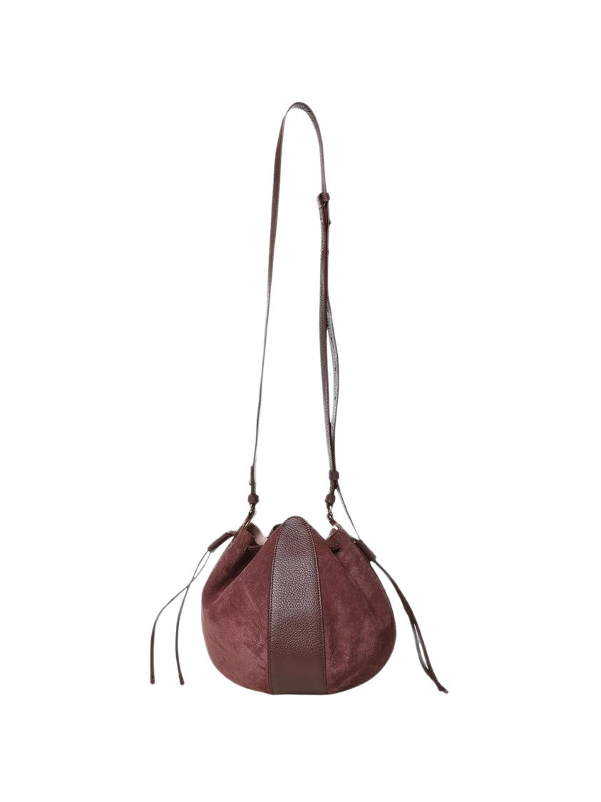 Coccinelle Boom Rounded Suede Handbag