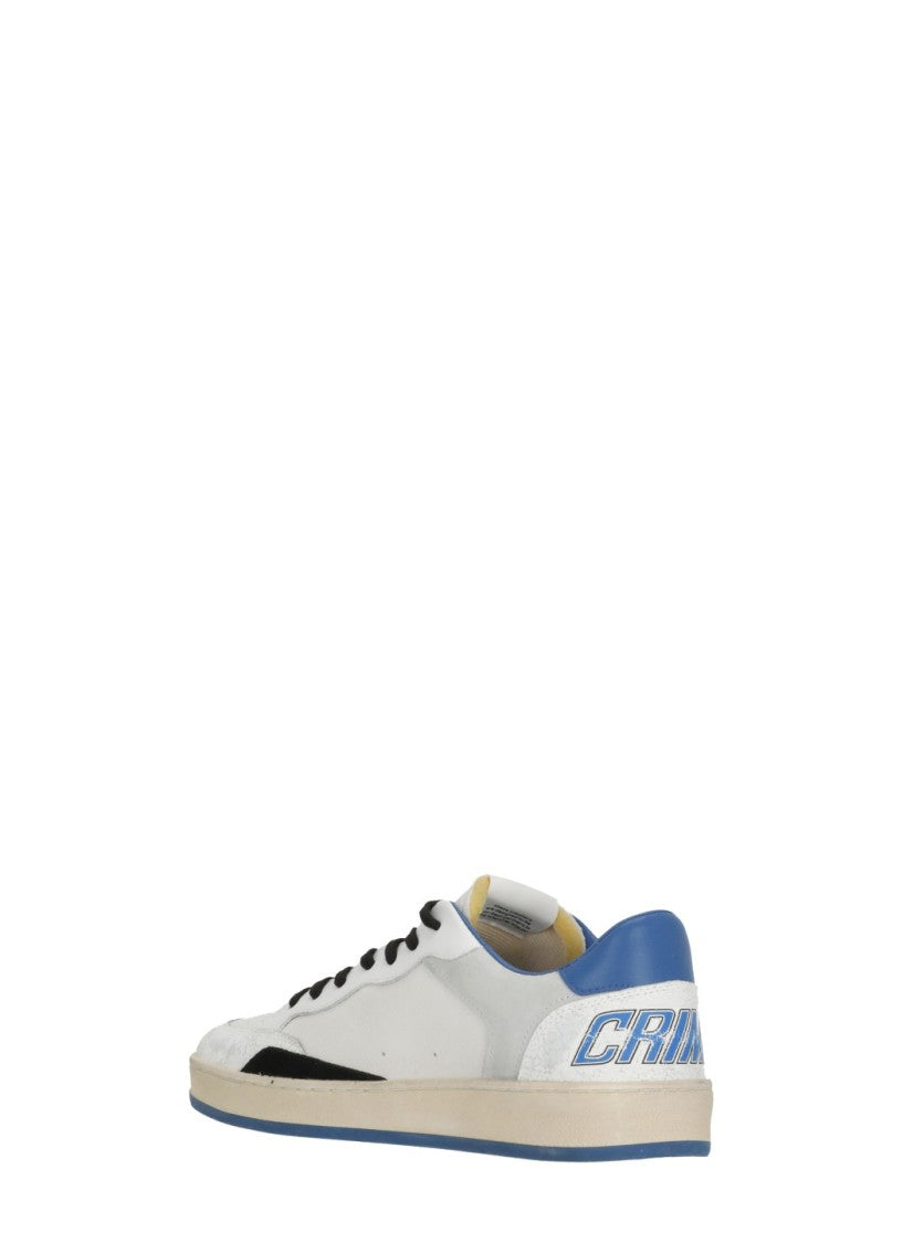Crime London White Chelsea Used Effect Sneakers