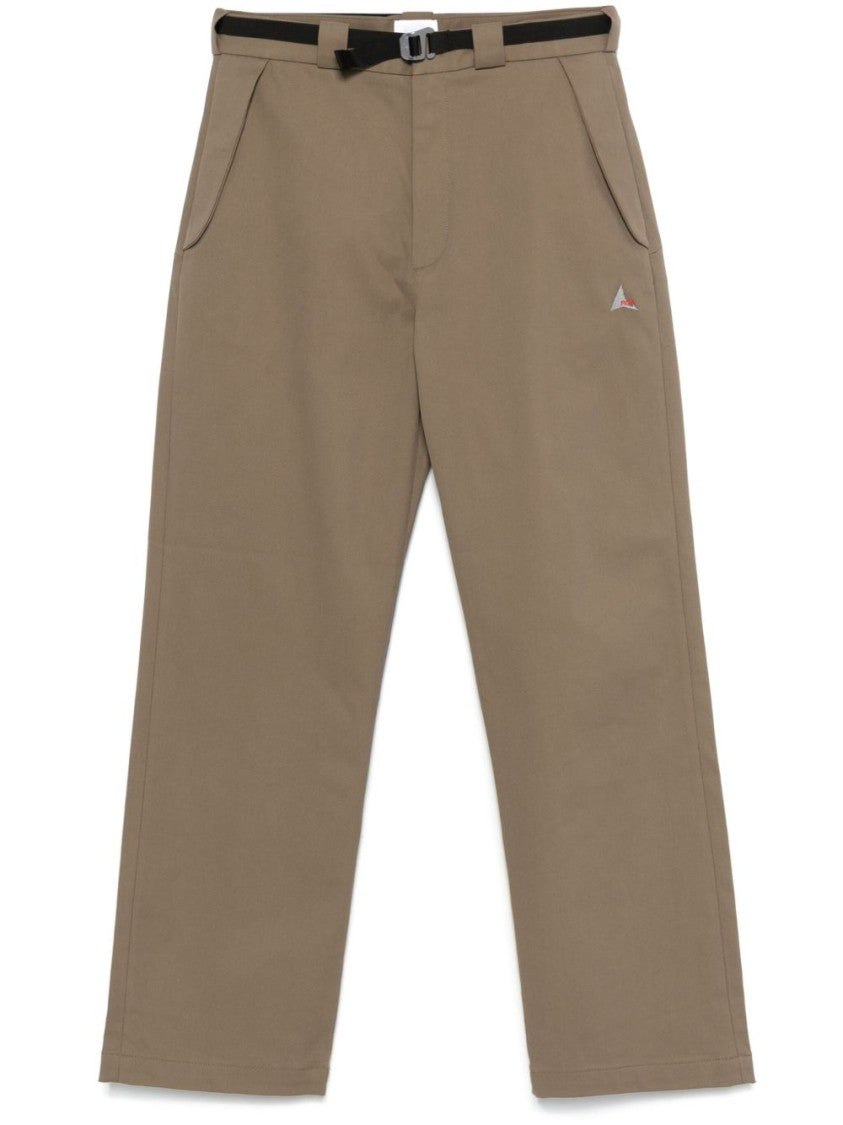 Roa Water-Repellent Beige Chino Trousers