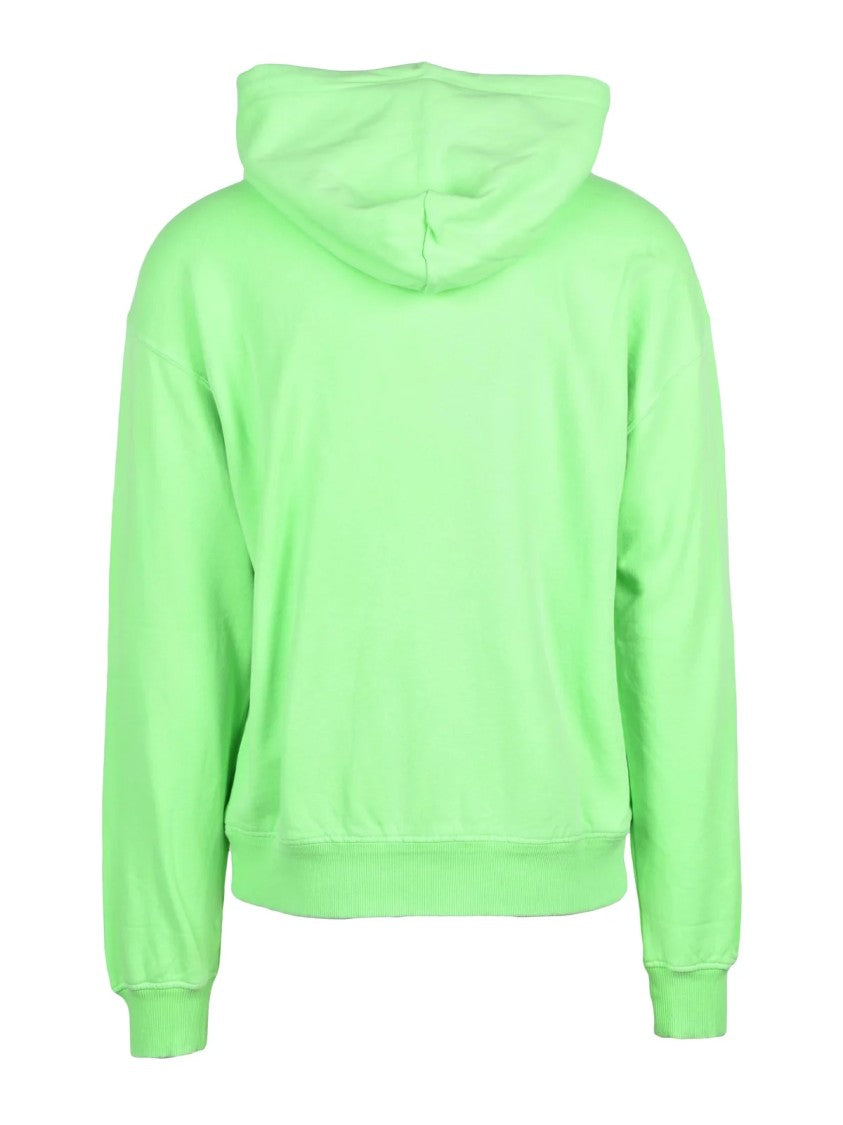 Dolce & Gabbana Green Shock Pullover Cotton Hoodie