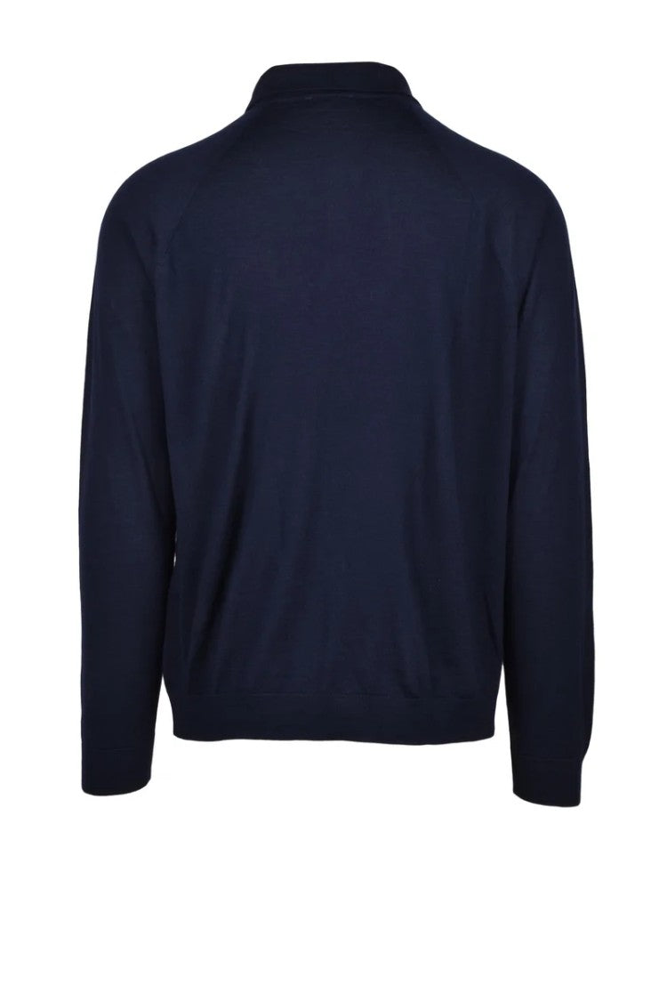 Paul & Shark Knit Polo - Blue
