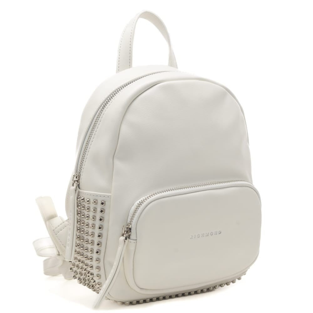John Richmond Compact Matte-Finish Backpack With Metallic Stud Details