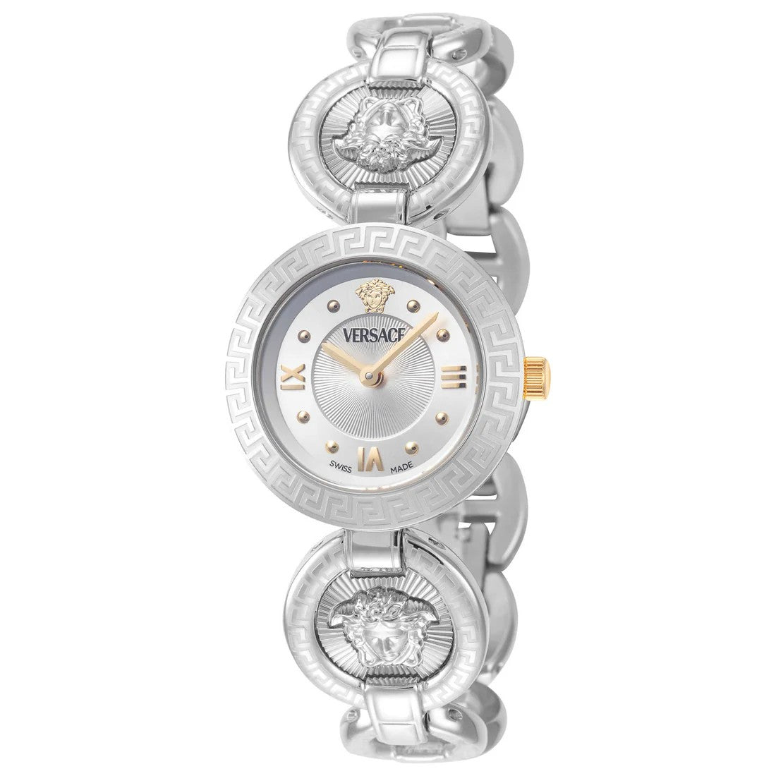 Versace Greca Jewel Quartz Watch With Greek Key Design