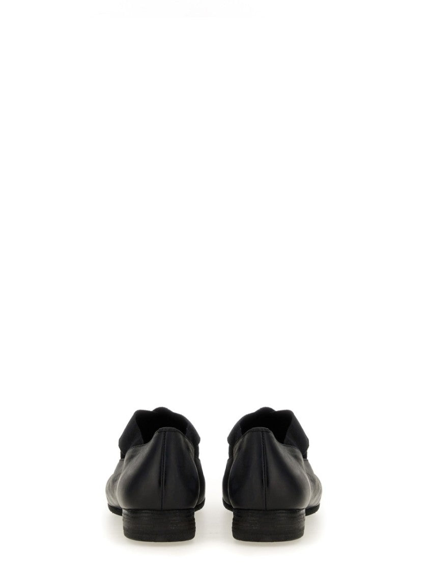 Uma Wang Square Toe Calf Leather Flats