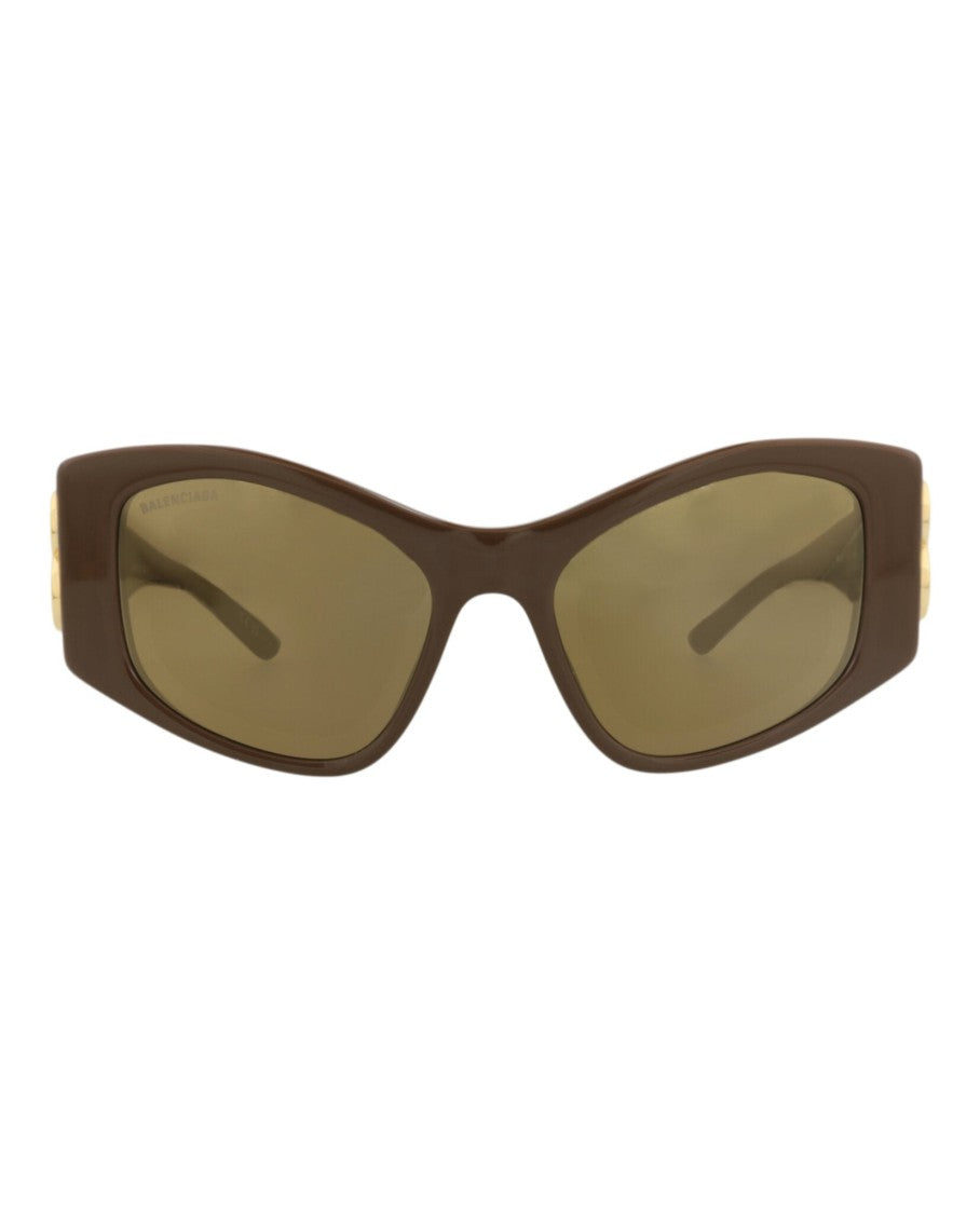 Balenciaga Cat Eye Recycled Acetate Sunglasses With Bold Logo Accent