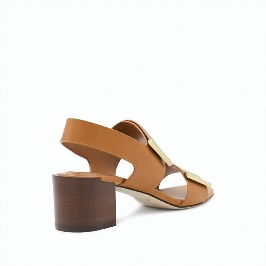 Tod's Brown Block Heel Sandals