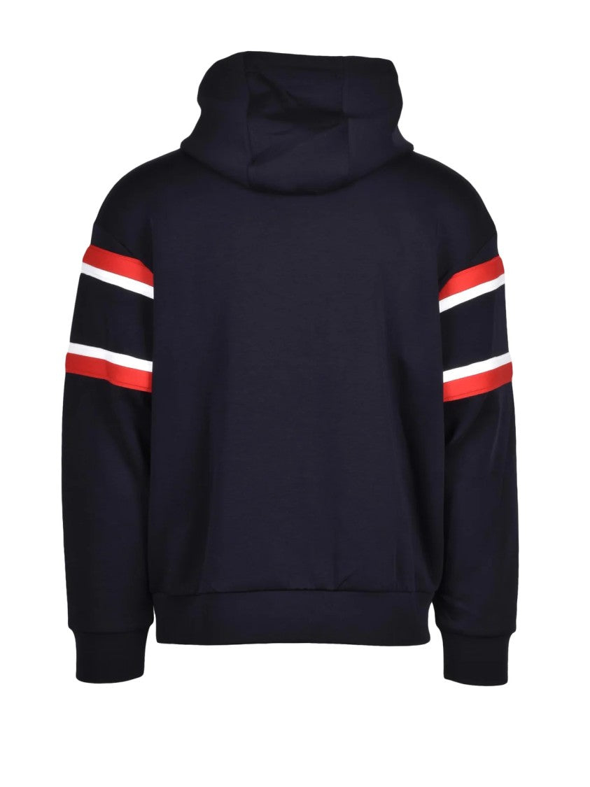 Armani Exchange Multicolor Stretch Cotton Hooded Sweatshirt