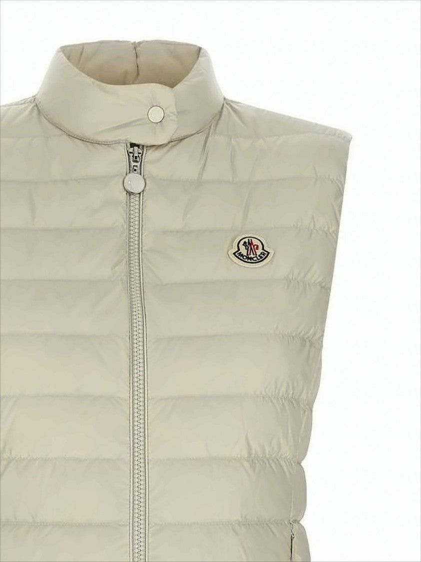 Moncler Quilted Vest With High Collar