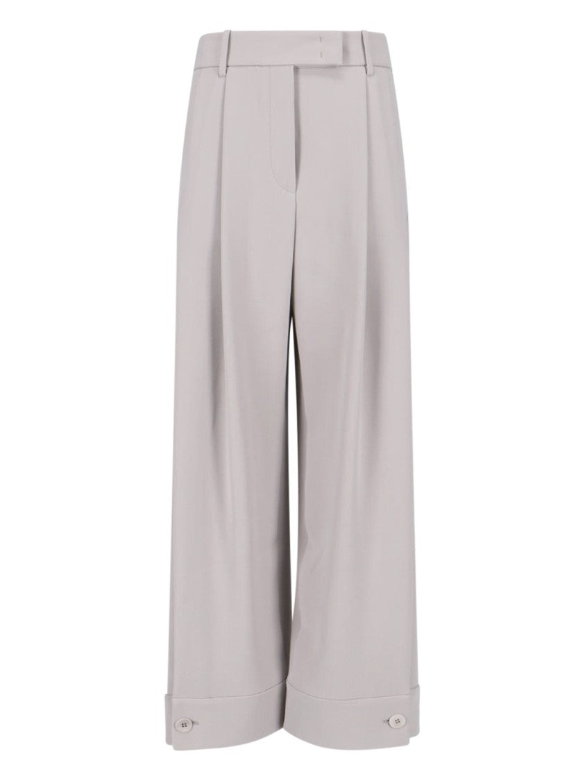 Giorgio Armani Wide-Leg Pants – Grey