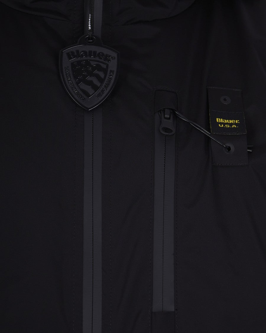 Blauer Black Devon Jacket With Faux Fur Lining